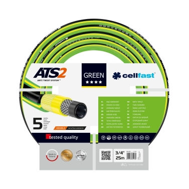 Wąż ogrodowy zbrojony GREEN ATS2 3/4'' (25m) - CELLFAST